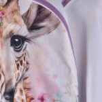 Детски халат Giraffe с качулка и DF печат – XL
